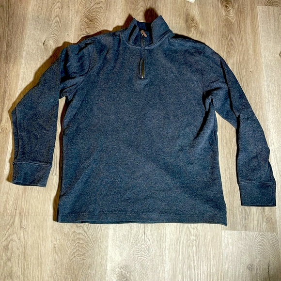 St. John’s Bay 100% Cotton Quarter Zip Sweater - Picture 1 of 8